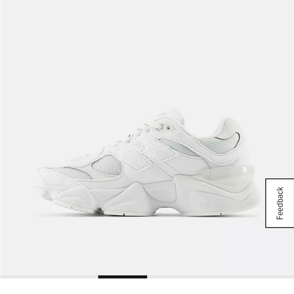 9060 white new balance sneakers